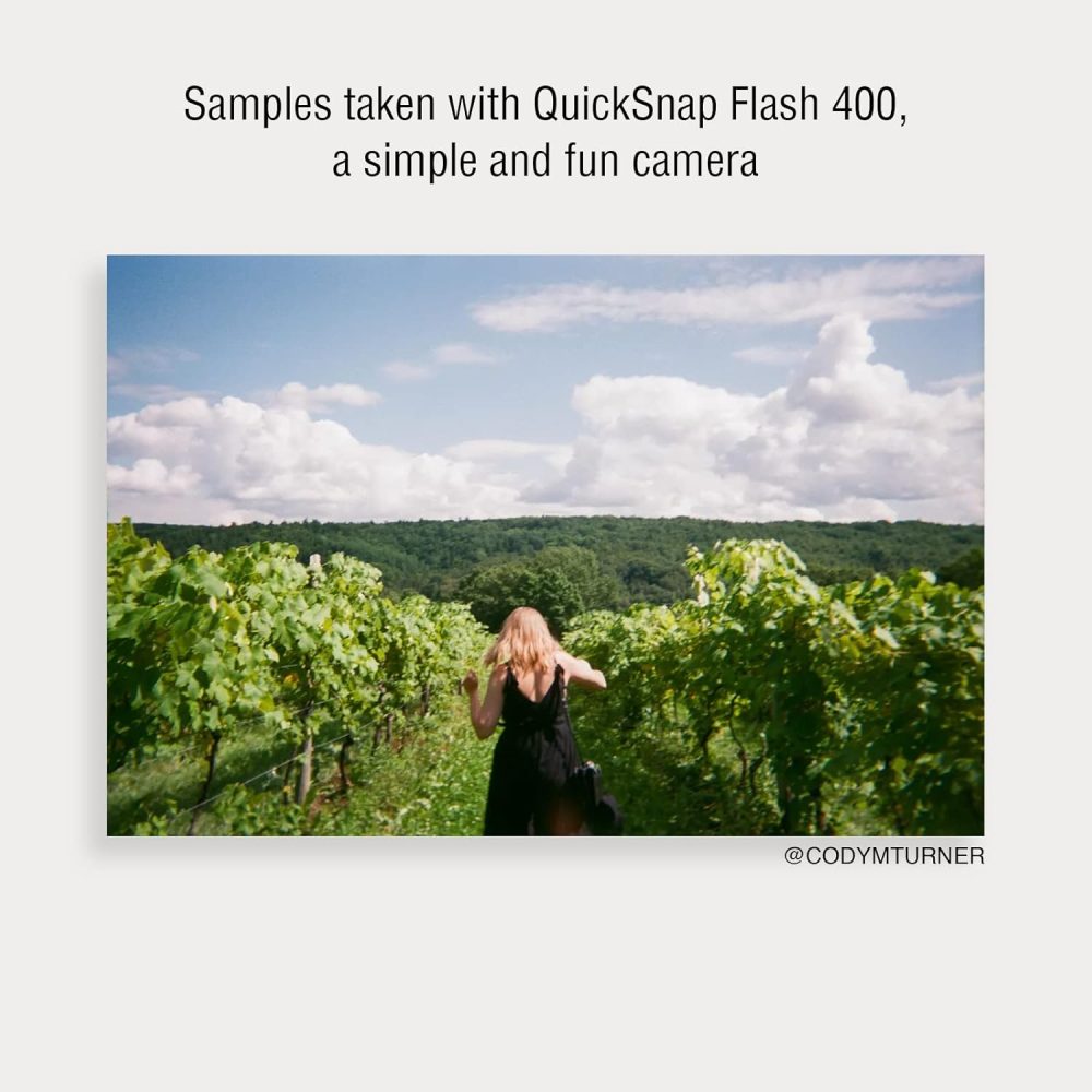 Fujifilm Fujifilm QuickSnap Flash 400 One Time Use 35mm Disposable Camera with Flash, 27 Exposures, 10-Pack - Image 6